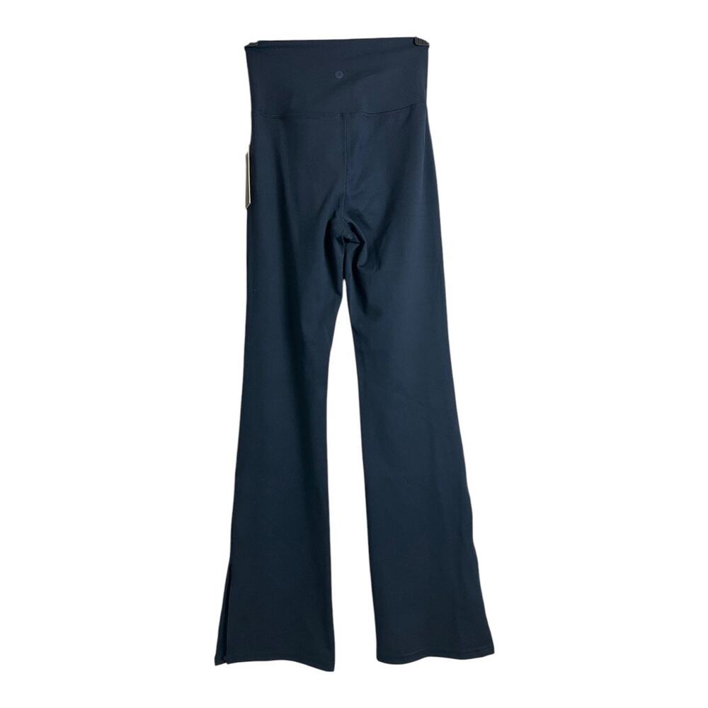 Danskin Slit Flare Pants D9712E Navy Blue Athletic Yoga Dance Pilates XS NWT New - Picture 6 of 7